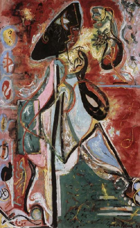 Jackson Pollock Moon girl